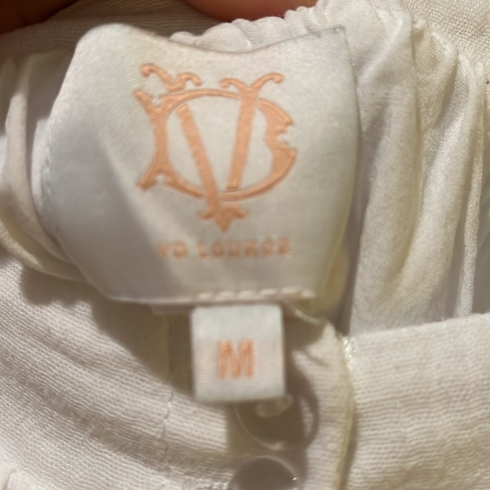 Victoria Dunn White Cotton Dress